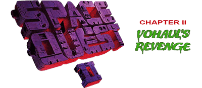Space Quest II: Vohaul's Revenge logo for Amiga